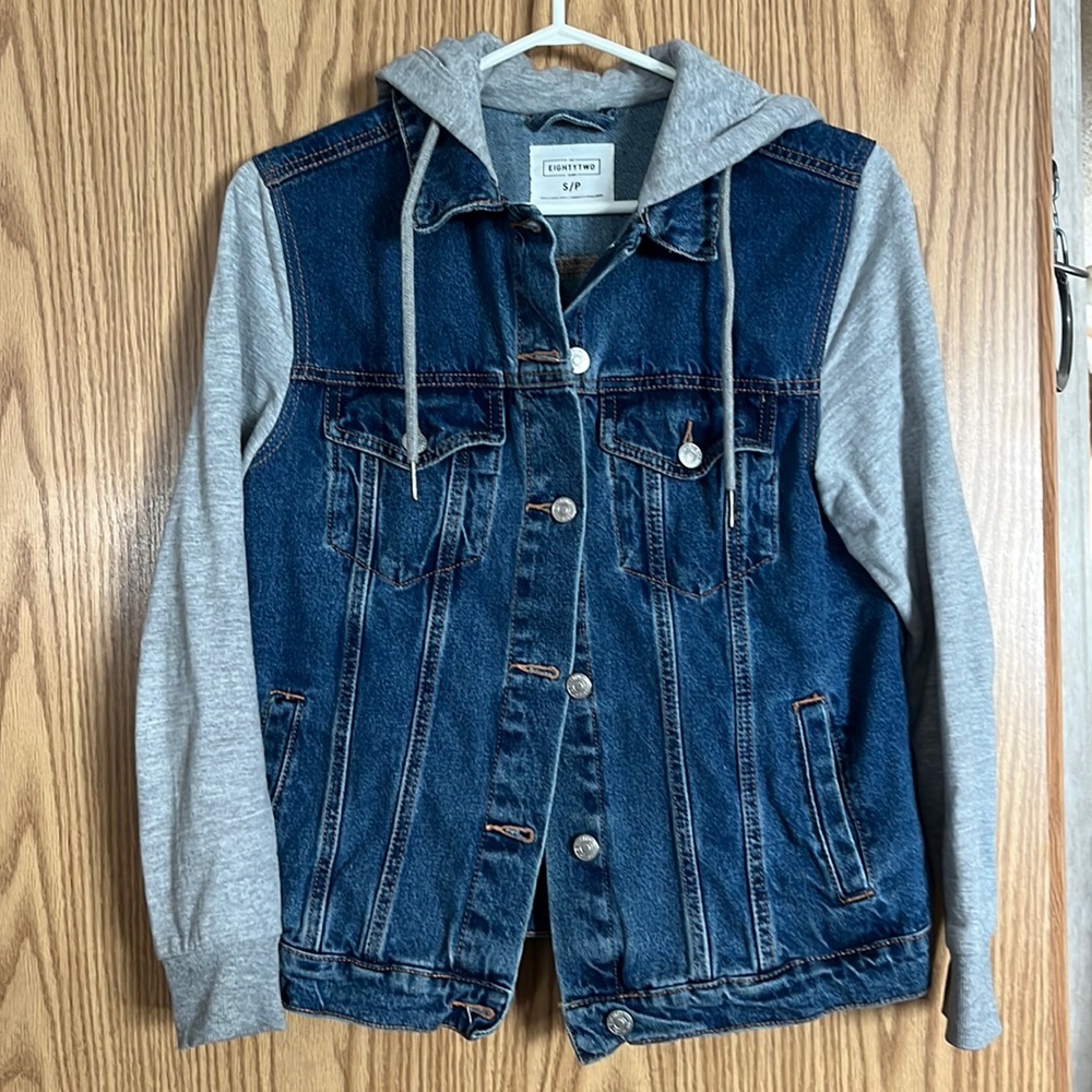 Hooded Denim Jacket